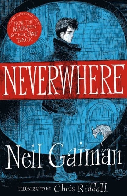 Omslag till boken Neverwhere av Neil Gaiman