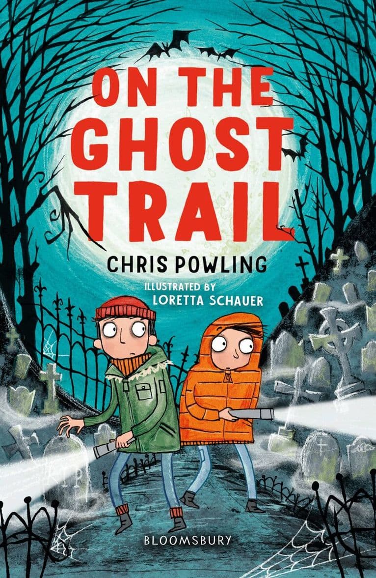 Omslag till boken On the Ghost Trail: A Bloomsbury Reader av Chris Powling
