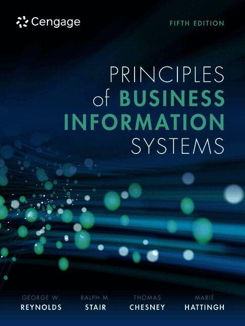 Principles of Business Information Systems