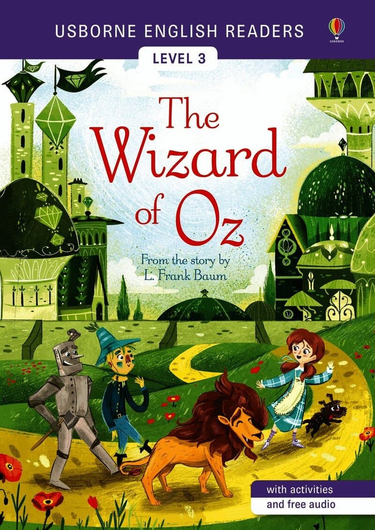 Omslag till boken Wizard of Oz av L. Frank Baum