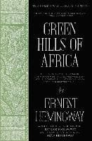 Omslag till boken Green Hills of Africa av Ernest Hemingway