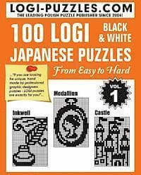 100 LOGI Black & White Japanese Puzzles