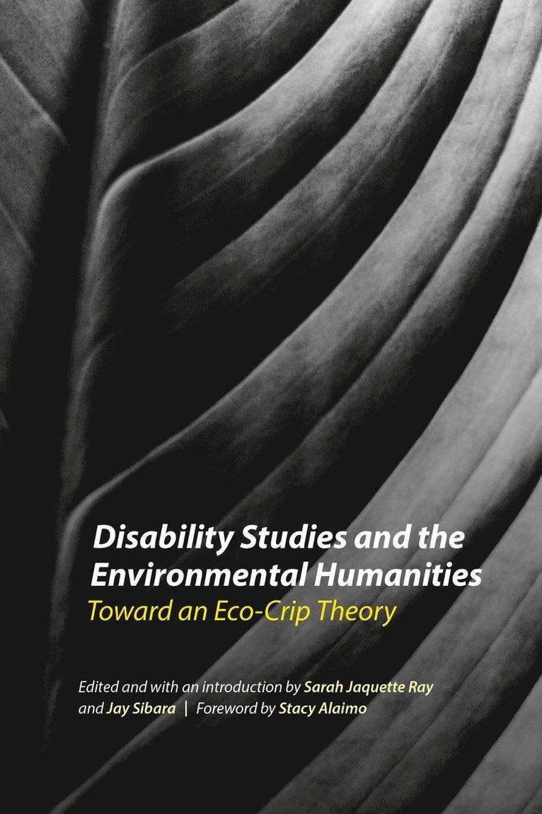 Disability Studies and the Environmental Humanities
