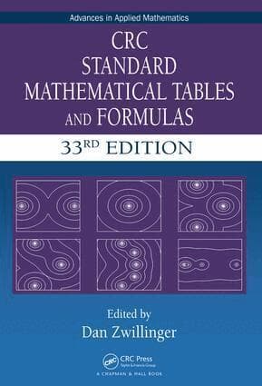 CRC Standard Mathematical Tables and Formulas