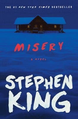 Omslag till boken Misery av Stephen King
