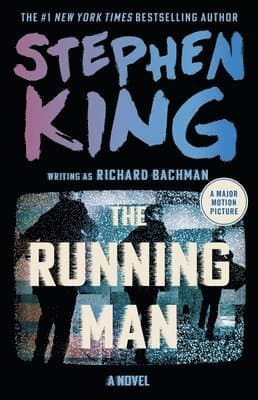 Omslag till boken The Running Man av Stephen King