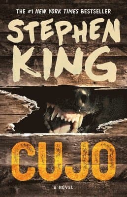 Omslag till boken Cujo av Stephen King