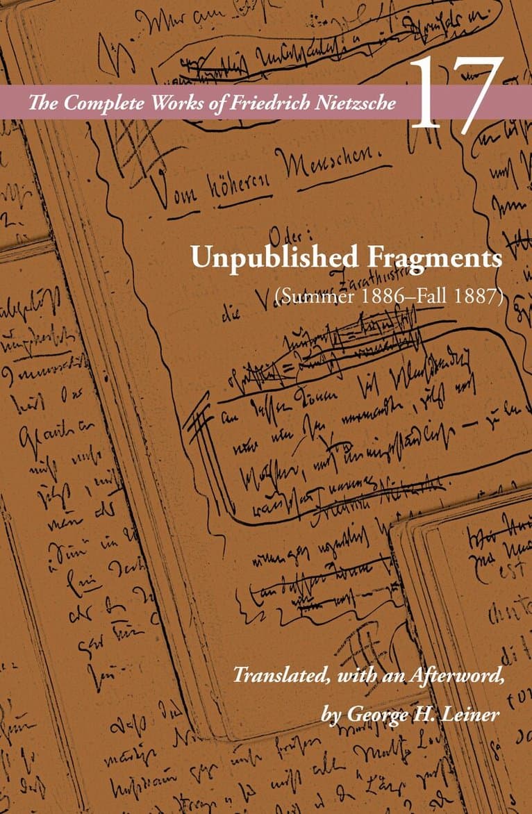 Unpublished Fragments (Summer 1886–Fall 1887)