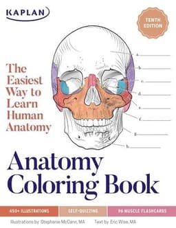 Anatomy Coloring Book with 450+ Realistic Medical Illustrations with Quizzes for Each