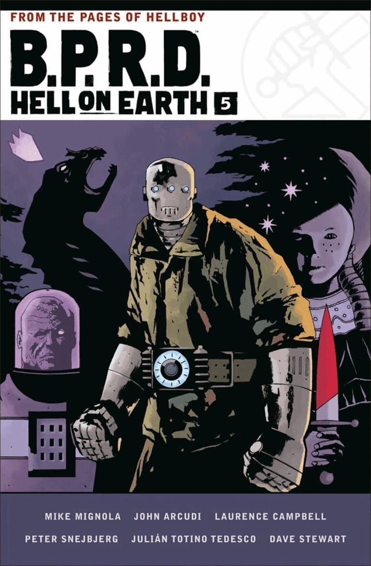 Omslag till boken B.P.R.D. Hell on Earth Volume 5 av Mike Mignola