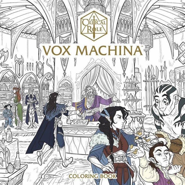 Critical Role: Vox Machina Coloring Book