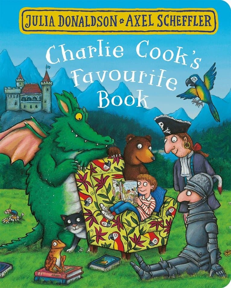 Omslag till boken Charlie Cook's Favourite Book av Julia Donaldson