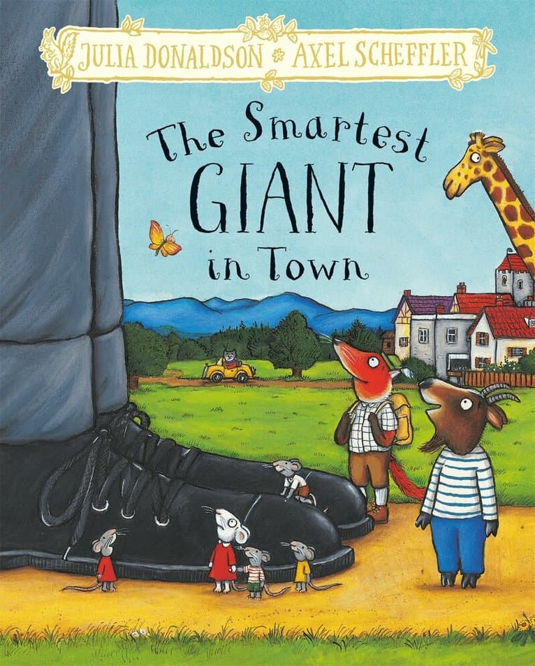 Omslag till boken Smartest Giant in Town av Julia Donaldson