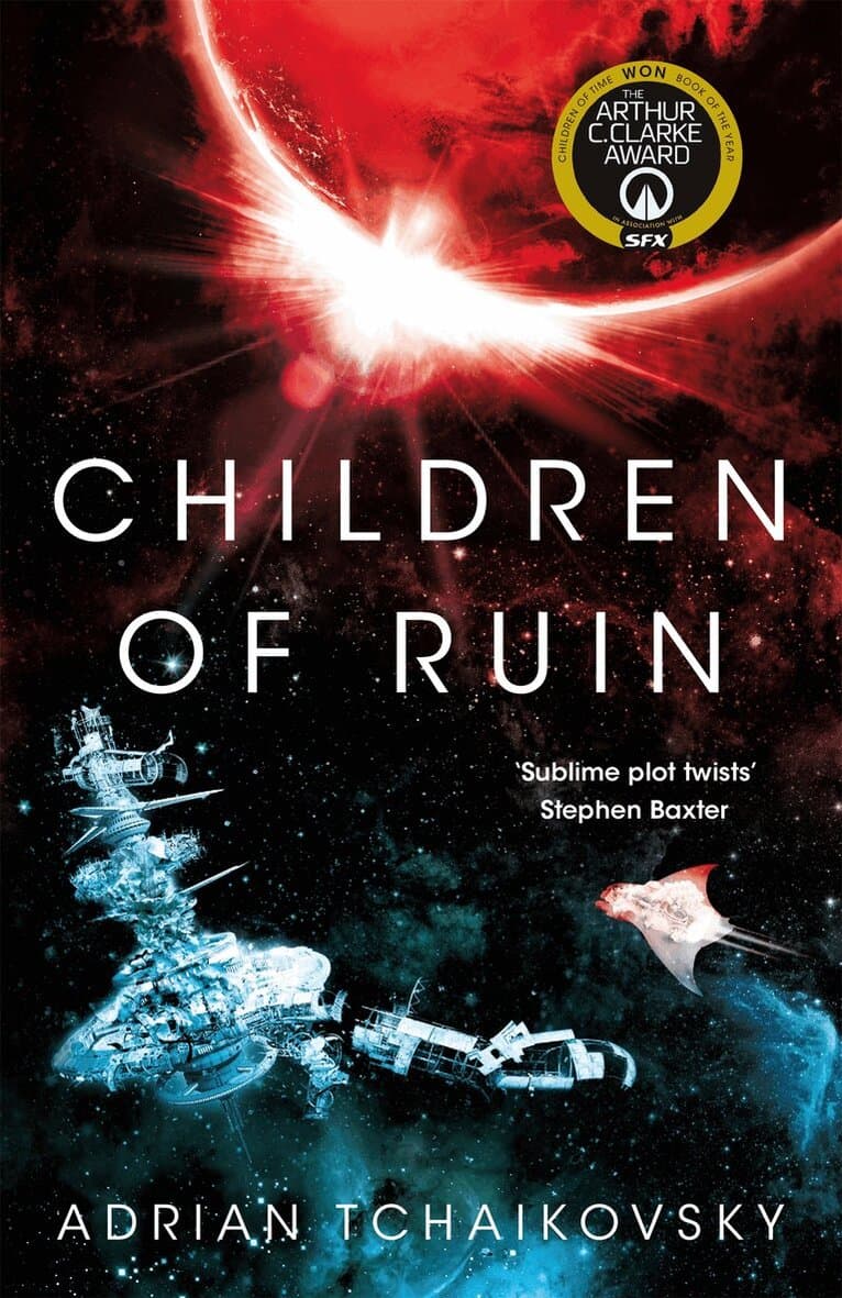 Omslag till boken Children of Ruin av Adrian Tchaikovsky