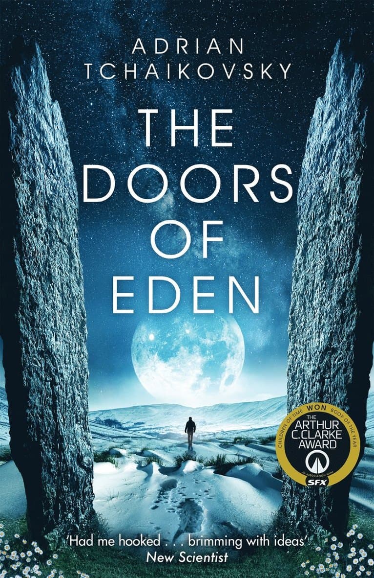 Omslag till boken Doors of Eden av Adrian Tchaikovsky