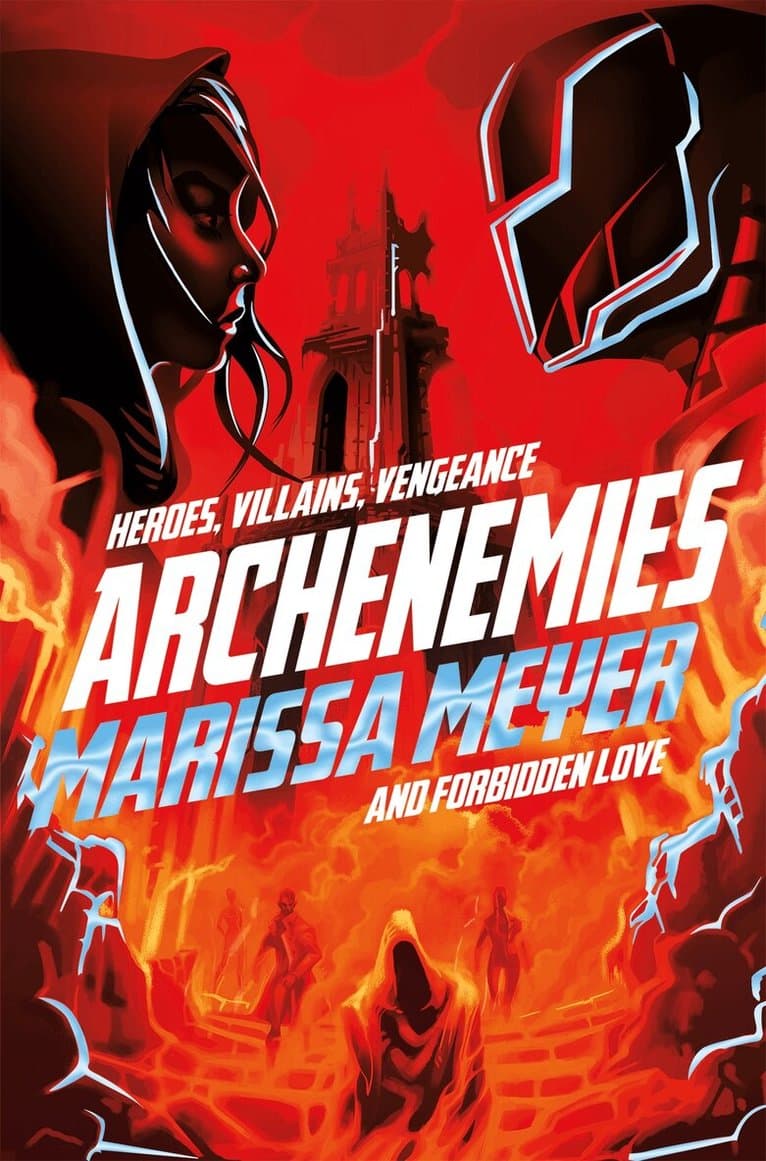 Omslag till boken Archenemies av Marissa Meyer