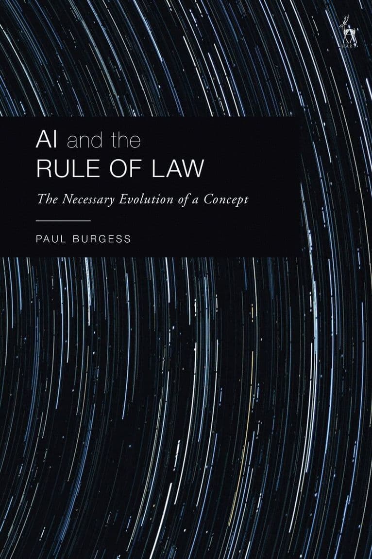 Omslag till boken AI and the Rule of Law av Paul Burgess