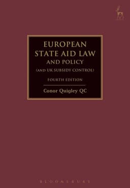 European State Aid Law and Policy (and UK Subsidy Control)