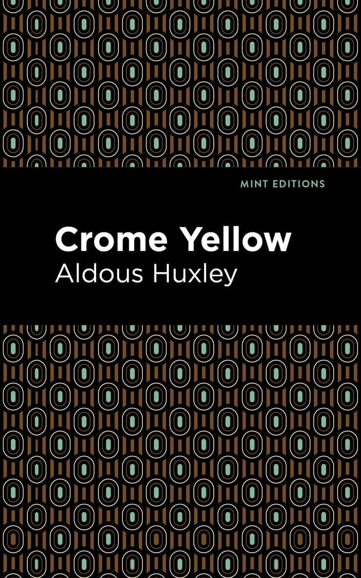 Omslag till boken Crome Yellow av Aldous Huxley