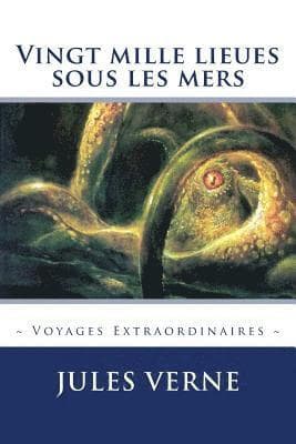 Omslag till boken Vingt mille lieues sous les mers av Jules Verne
