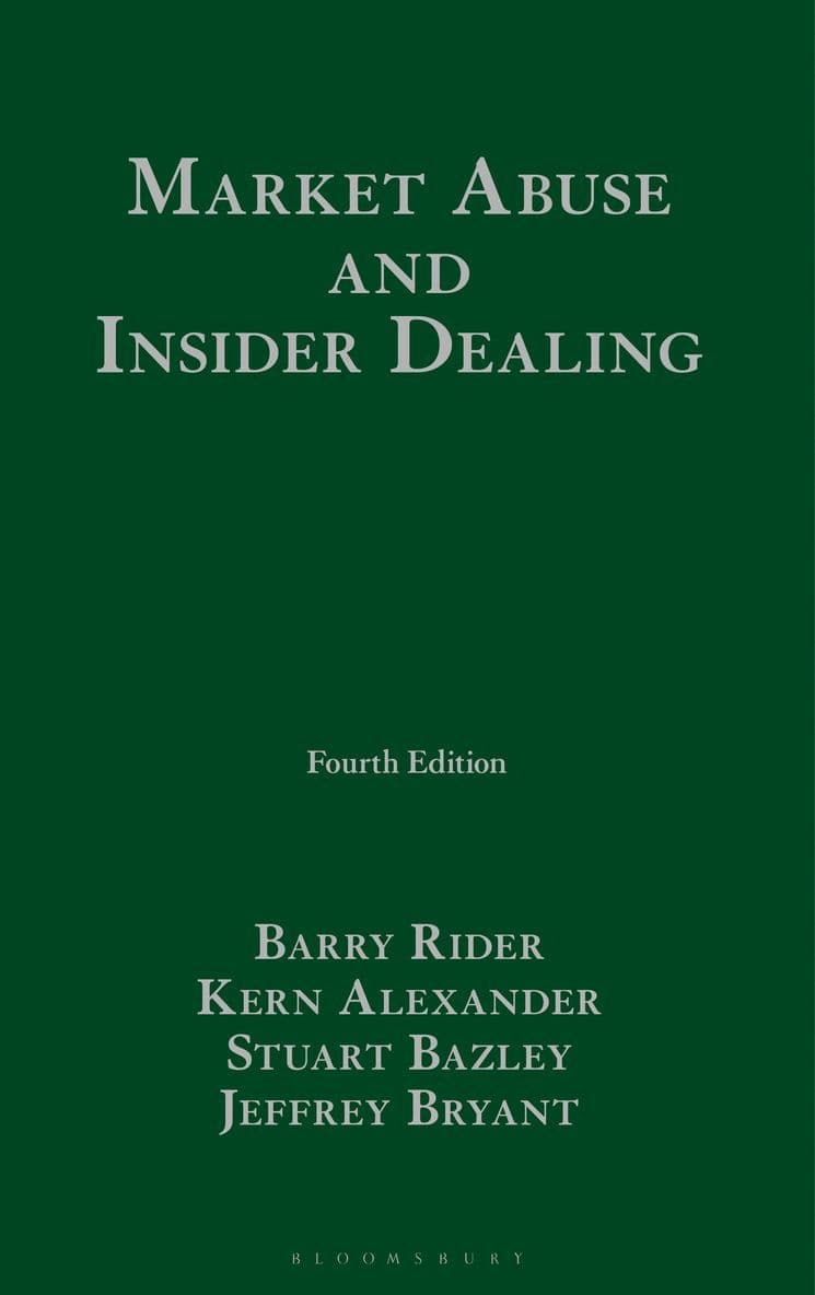 Market Abuse and Insider Dealing