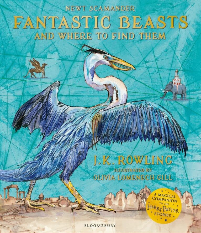 Omslag till boken Fantastic Beasts and Where to Find Them av J.K. Rowling