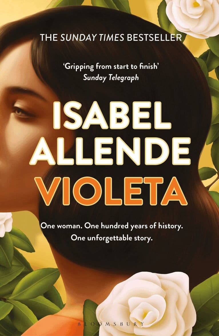 Omslag till boken Violeta av Isabel Allende