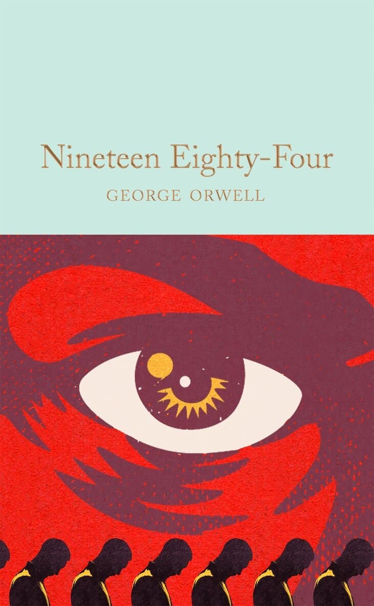 Omslag till boken Nineteen Eighty-Four av George Orwell