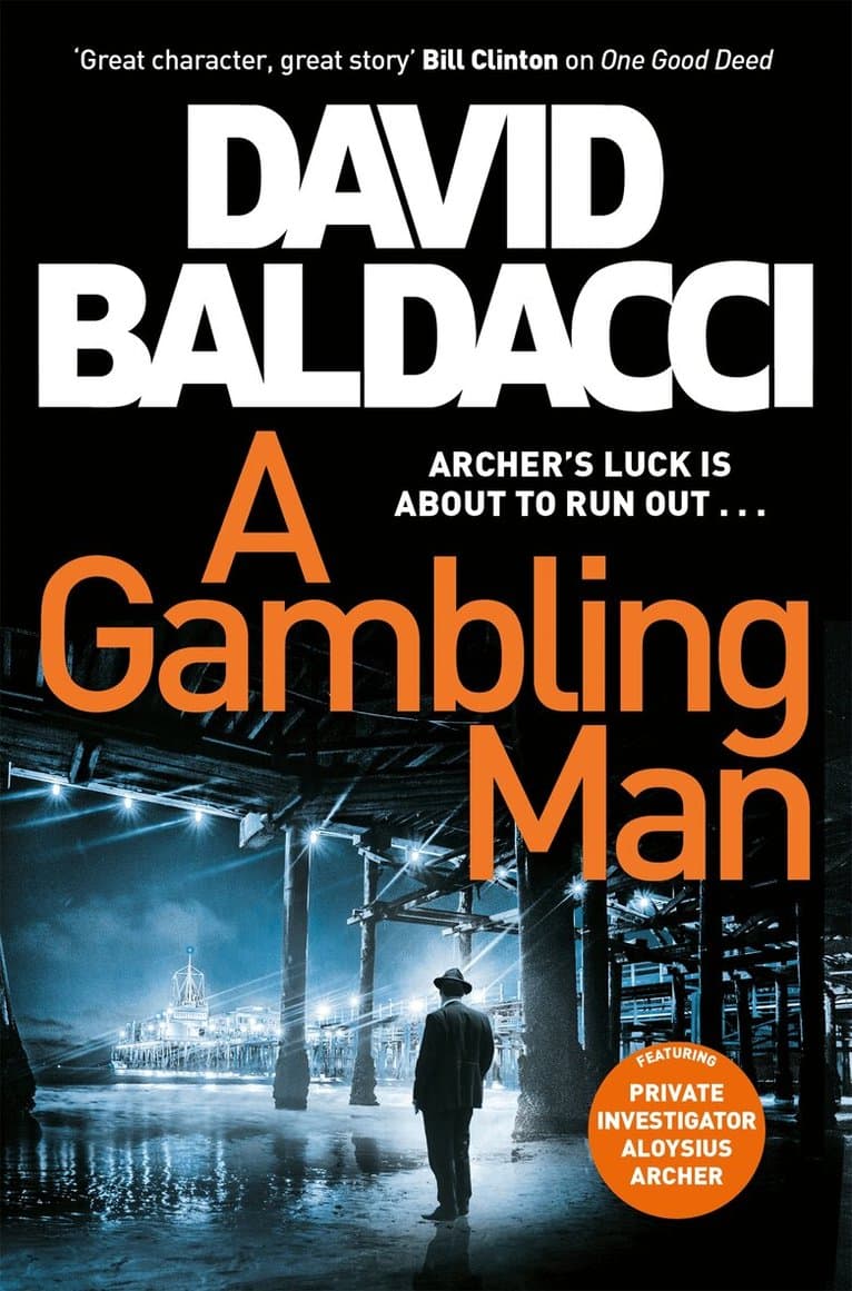 Omslag till boken Gambling Man av David Baldacci