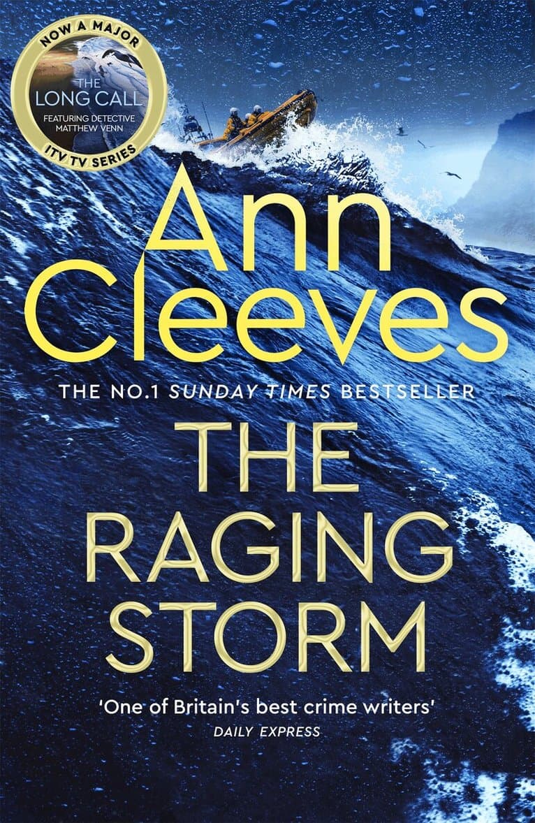 Omslag till boken Raging Storm av Ann Cleeves