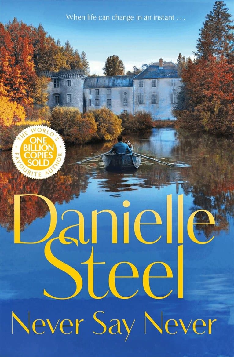 Omslag till boken Never Say Never av Danielle Steel
