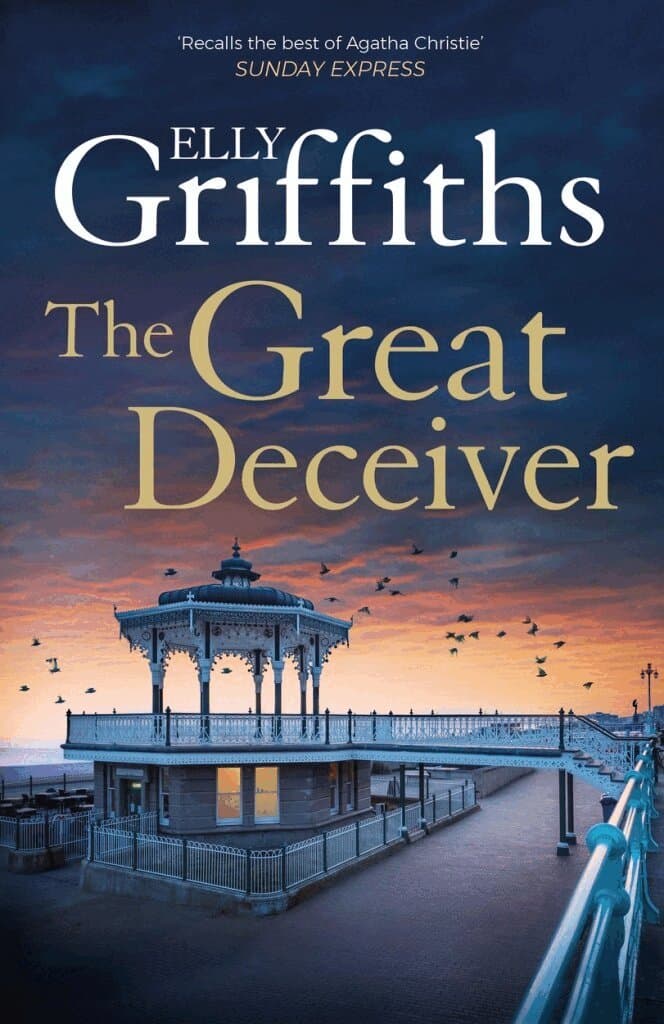 Omslag till boken Great Deceiver av Elly Griffiths