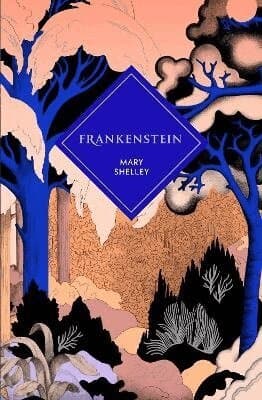 Omslag till boken Frankenstein av Mary Shelley