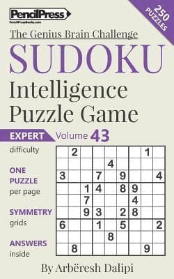 Sudoku Puzzle Books Volume 43. Expert. Sudoku Intelligence Puzzle Game