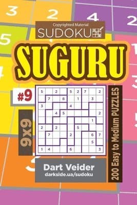 Sudoku Suguru - 200 Easy to Medium Puzzles 9x9 (Volume 9)