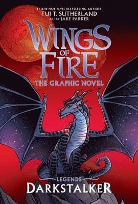Omslag till boken Darkstalker: A Graphic Novel (Wings of Fire: Legends Graphic Novel) av Tui T. Sutherland