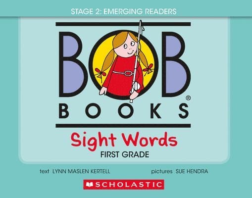 Bob Books - Sight Words First Grade Hardcover Collection of 10 Stories Decodable Phonics Stories, Ages 4 and Up, Kindergarten (Stage 2: Emerging Reade