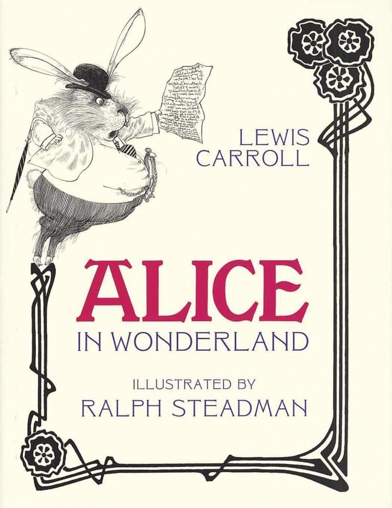 Omslag till boken Alice in Wonderland av Lewis Carroll