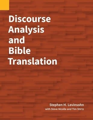 Omslag till boken Discourse Analysis and Bible Translation av Stephen H Levinsohn