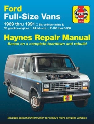 Ford full-size Econoline E-100-E-350 petrol vans (1969-1991) Haynes Repair Manual (USA)