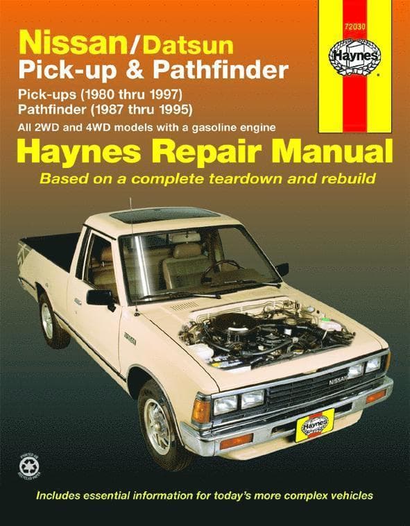Nissan/Datsun Pick-up & Pathfinder (80-97) covering 2WD & 4WD petrol Pick-up (80-97) Pathfinder (87-95) Haynes Repair Manual (USA)