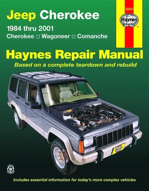 Jeep Cherokee Cherokee, Comanche & Wagoneer Limited, 2WD & 4WD, petrol (1984-2001) Haynes Repair Manual (USA)