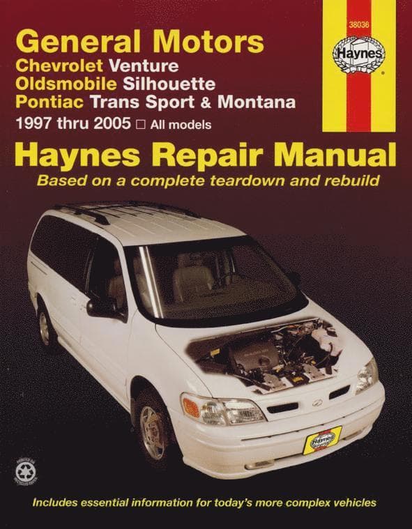 General Motors covering Chevrolet Venture, Oldsmobile Silhouette, Pontiac Trans Sport & Montana (1997-2005) Haynes Repair Manual (USA)