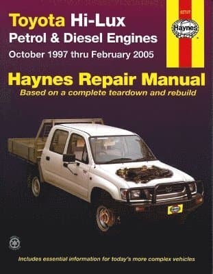 Toyota Hi Lux 4x4 & 4x2 (97-05) Haynes Repair Manual (AUS)