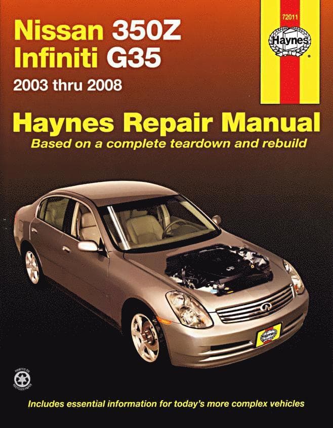 Nissan 350Z & Infiniti G35 (2003-2008) Haynes Repair Manual (USA)