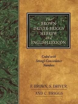 Brown-Driver-Briggs Hebrew-English Lexicon