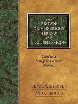 Brown-Driver-Briggs Hebrew-English Lexicon