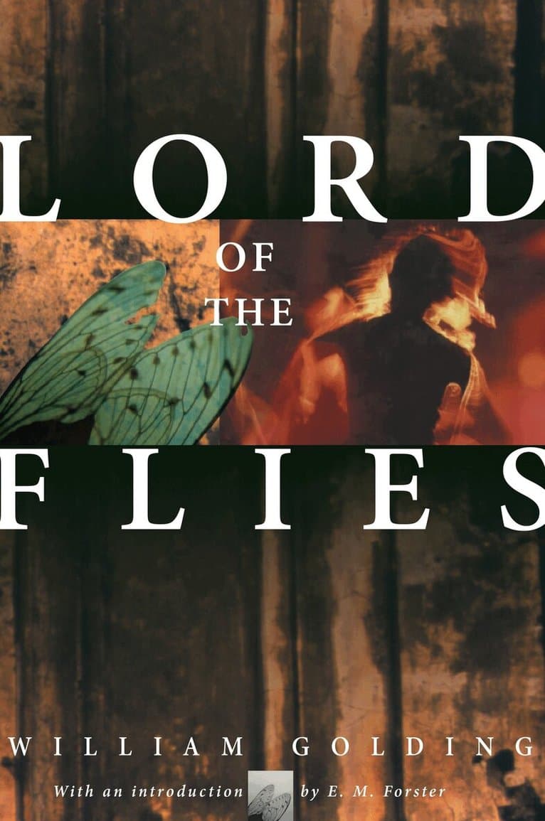 Omslag till boken Lord of the Flies av William Golding