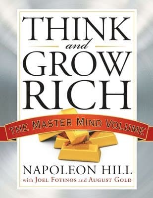 Omslag till boken Think and Grow Rich av Napoleon Hill