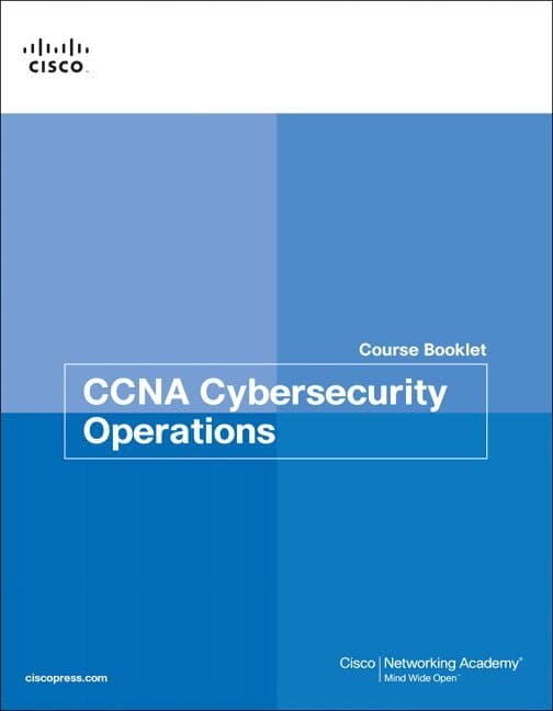 Omslag till boken CCNA Cybersecurity Operations Course Booklet av Cisco Networking Academy